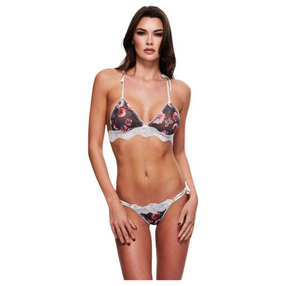 Baci - ensemble soutien-gorge fleuri en dentelle