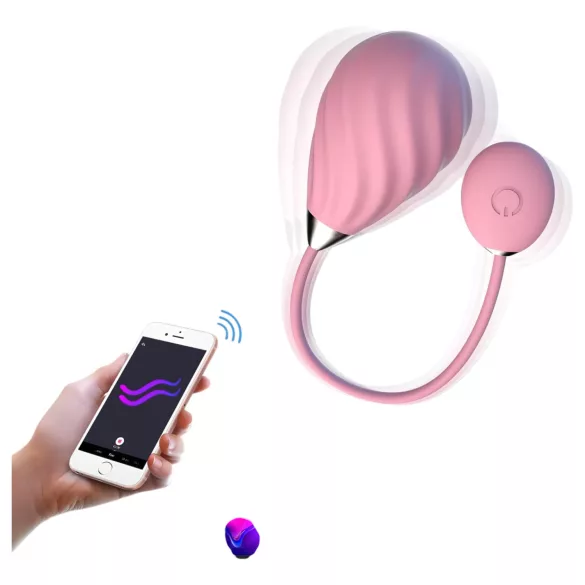 Magic Motion Sundae - œuf vibrant connecté rechargeable - rose