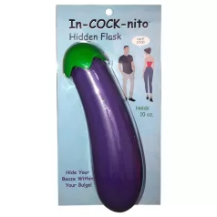 In-cock-nito - gourde aubergine discrète - silicone violet