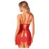 Obsessive Claussica - babydoll & string (rouge) - XL/XXL
