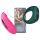 Magic Motion - vibromasseur couple - télécommande - silicone rose/vert