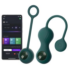   Magic Motion - Boules de Kegel connectées - set duo - silicone vert