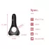 Magic Motion Rise - anneau pénien vibrant connecté rechargeable - noir