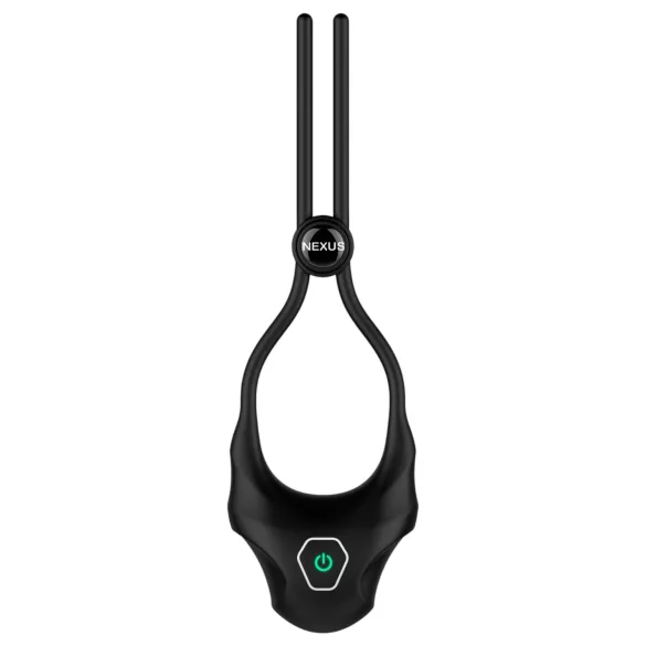 Nexus Forge - anneau pénis vibrant réglable - silicone noir