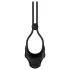 Nexus Forge - anneau pénis vibrant réglable - silicone noir