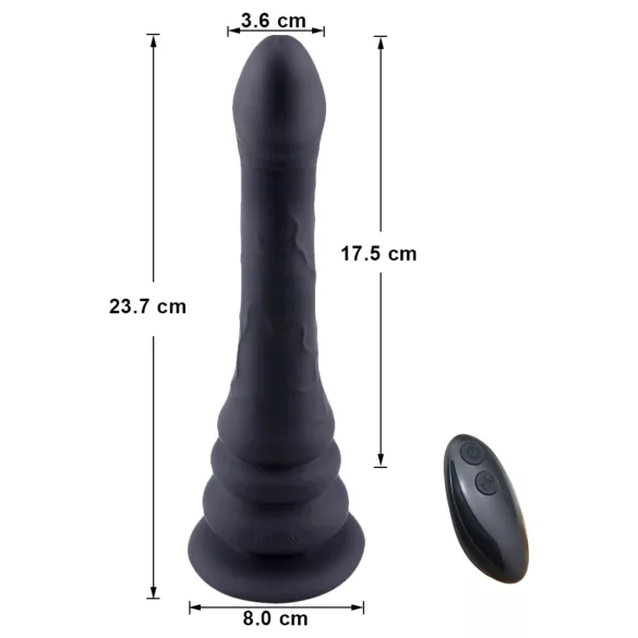 Wilson - vibromasseur ondulé - silicone noir