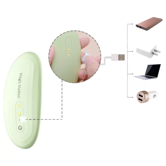 Magic Motion Nyx - vibromasseur pour culotte connecté - vert