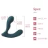 Magic Motion Solstice X - stimulateur prostate vibrant connecté - silicone vert