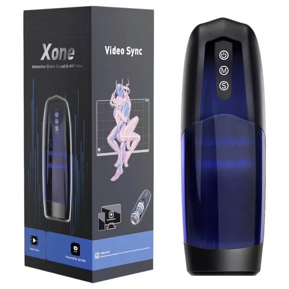 Magic Motion Xone - masturbateur connecté - silicone bleu