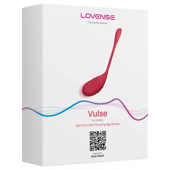 LOVENSE Vulse - œuf vibrant intelligent à va-et-vient (rouge)