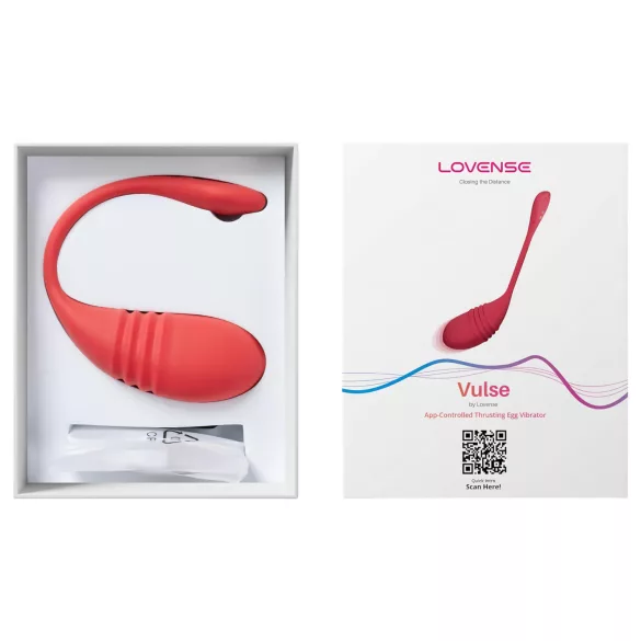 LOVENSE Vulse - œuf vibrant intelligent à va-et-vient (rouge)