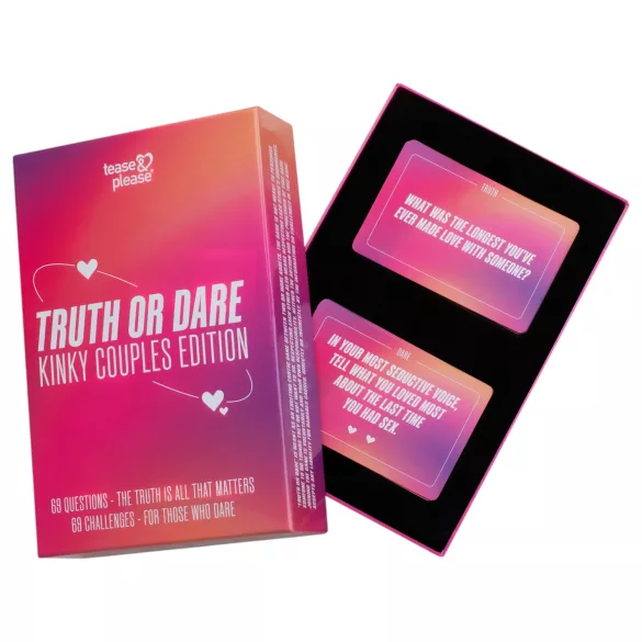 Tease&Please - jeu action ou vérité pour couples - version anglaise