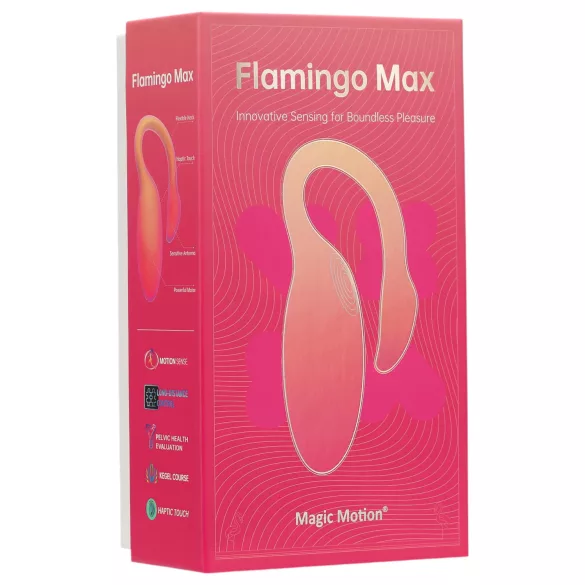 Magic Motion Flamingo Max - œuf vibrant connecté - silicone orange