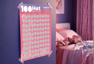 100 positions sexuelles à gratter : Ta carte au trésor pour des nuits inoubliables