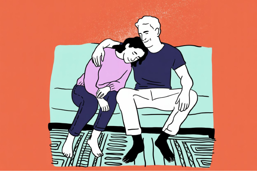 Un couple se blottit sur le canapé. | Sex Shop United Kingdom Desirel.co.uk