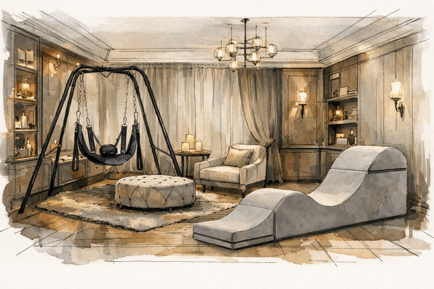Idées d'aménagement de salle de jeux érotique et chambre adulte - desirel.fr